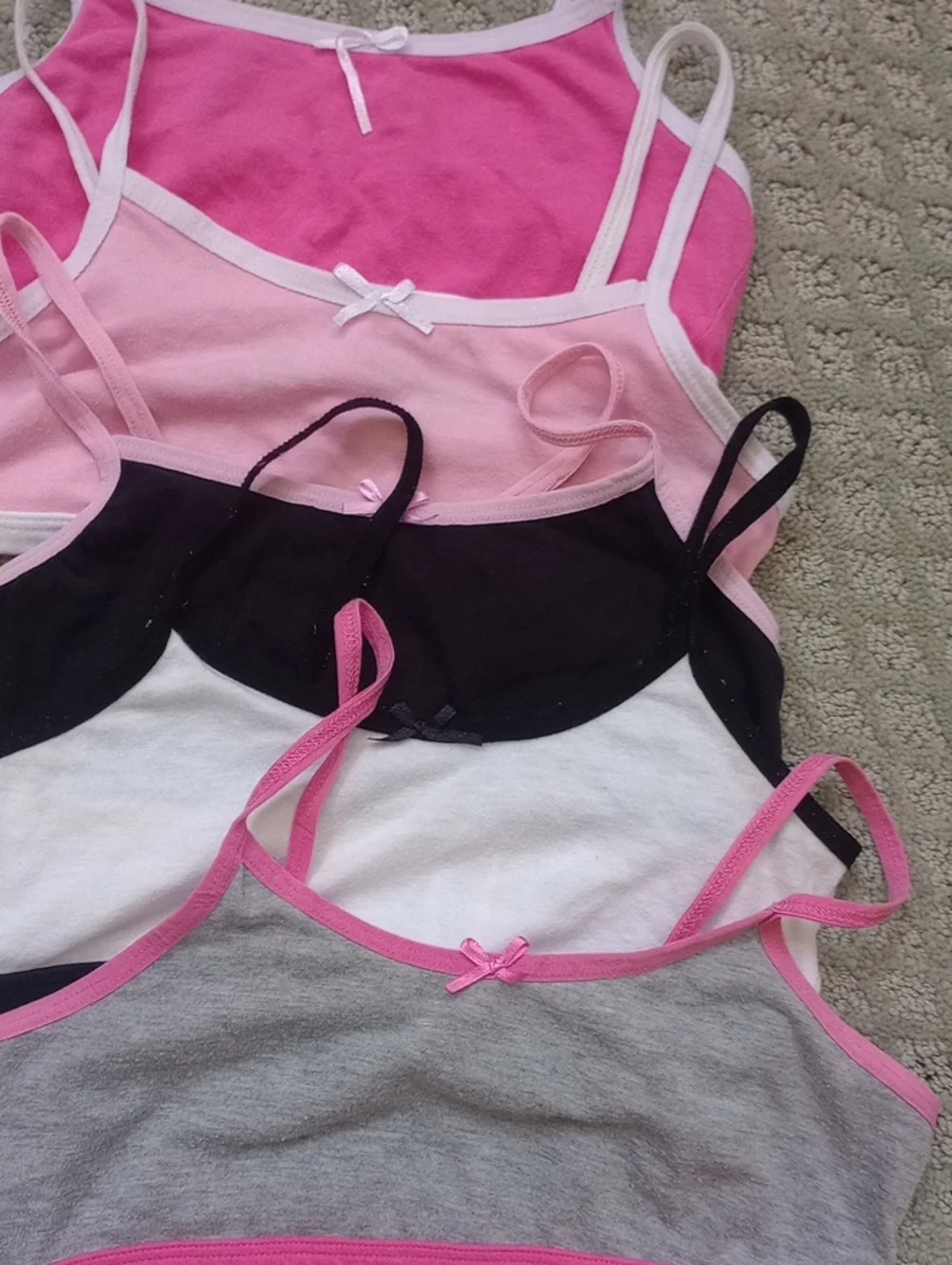 3 For $15🩵Girls' Five Cotton Blend Training Bras